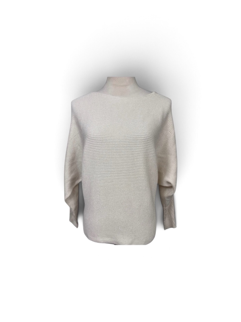 Chico’s dolman sleeve sweater with subtle sparkle size 1-medium/8